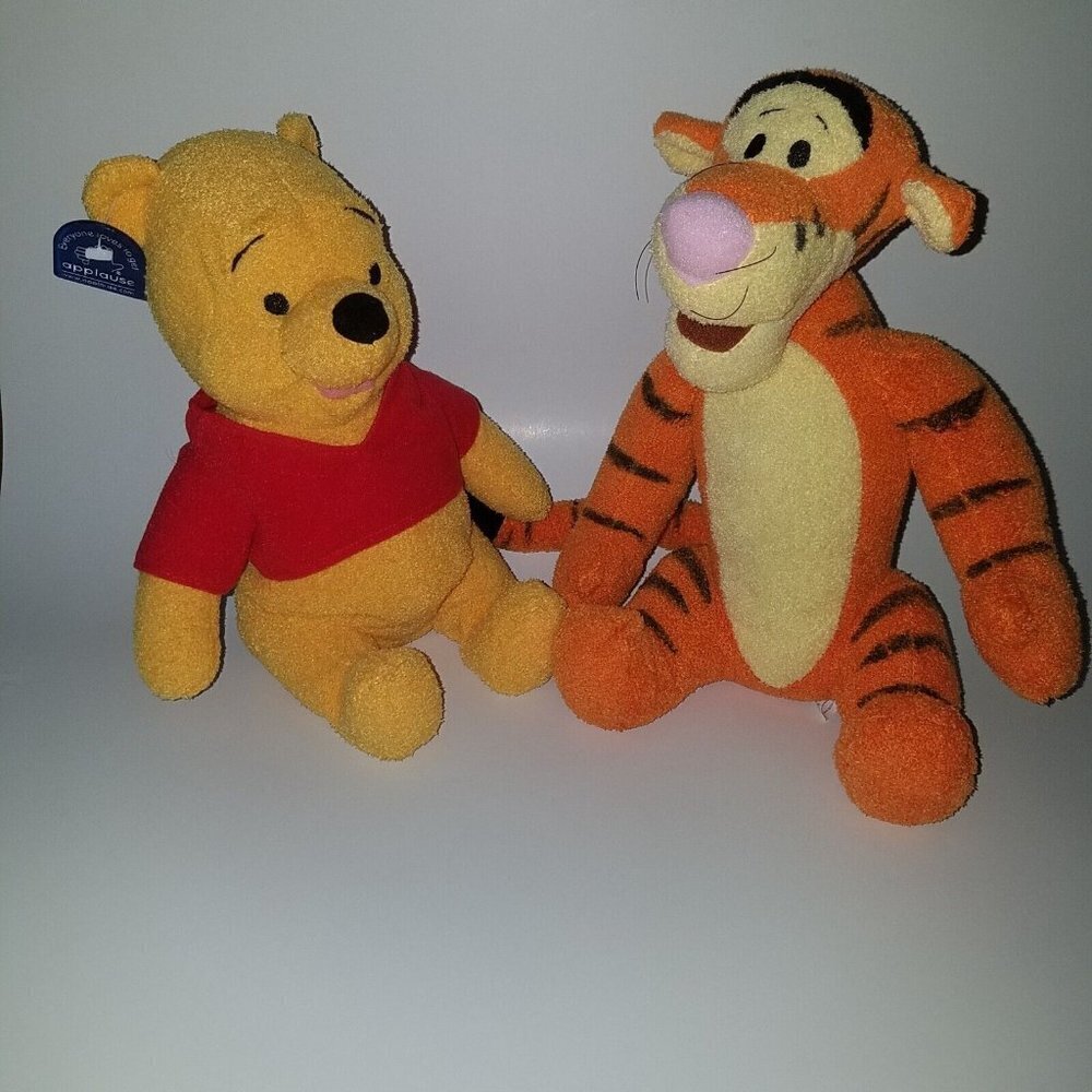 Winnie the Pooh Tigger Plush Lot Disney Applause 9" Stuffed Animal Toy